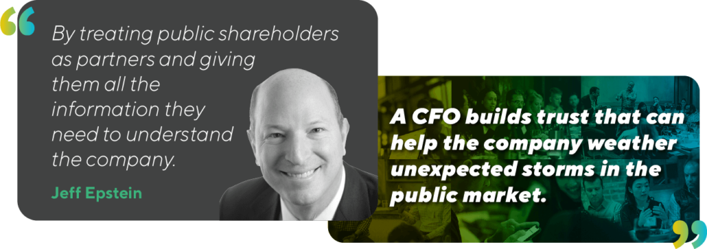 By treating public shareholders as partners... By treating public shareholders as partners...